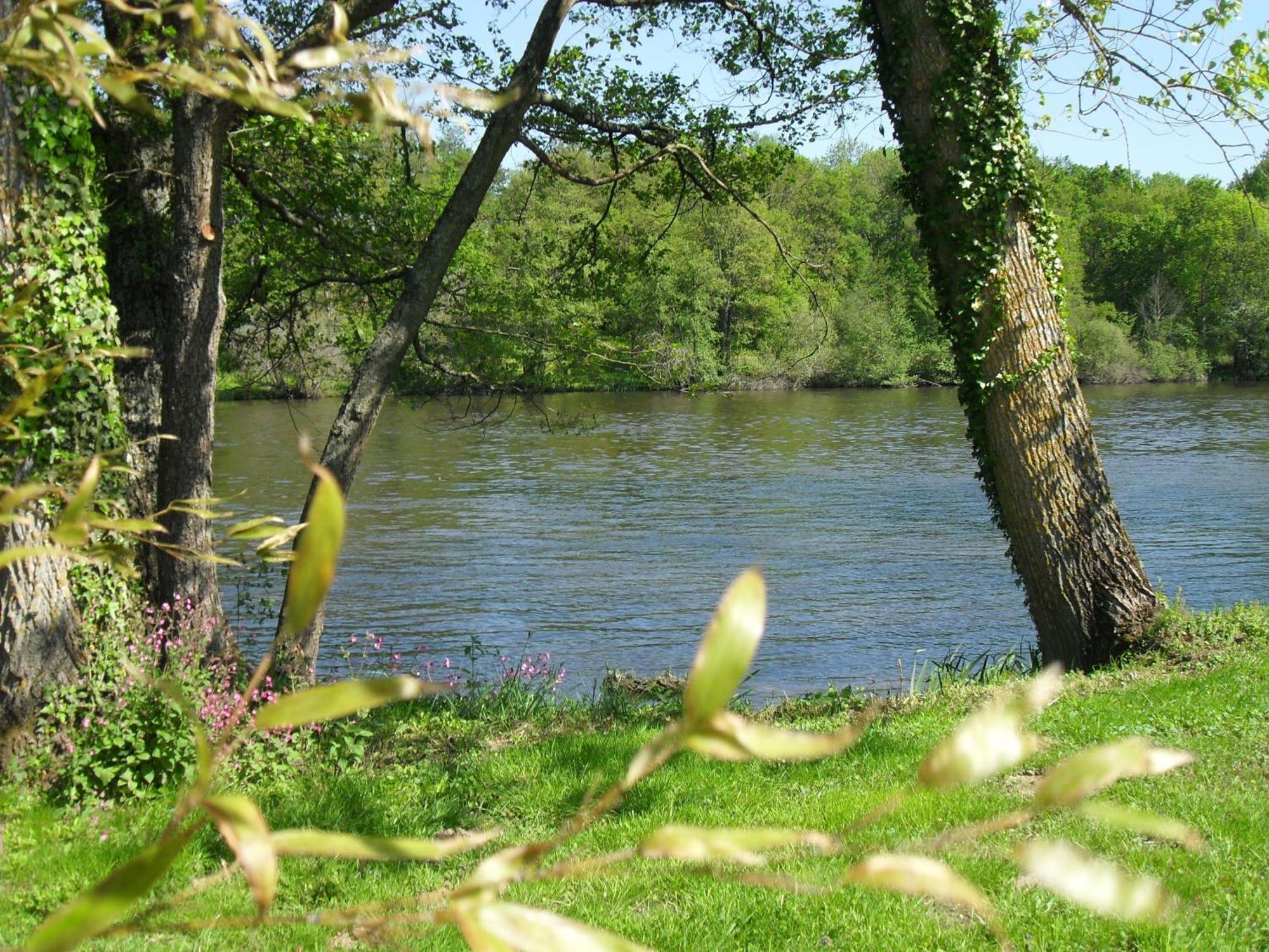 Logis Hotel Val De Vienne Le Vigeant Esterno foto